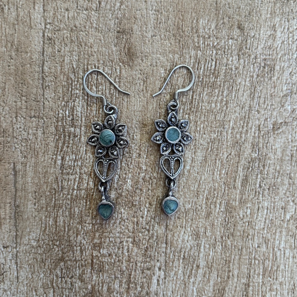 Novelty Fish Hook Drop Earrings